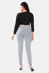 Sweet Moon Knit Cotton Yoga Leggings-Grey — thumbnail 3