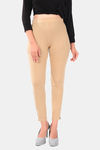 Sweet Moon Knit Cotton Yoga Leggings-Skin — thumbnail 1