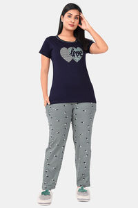 Navy Blue And Ash