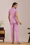 Sweet Moon Knit Cotton Pyjama Set - Pink — thumbnail 2