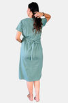 Sweetmoon Maternity Gown - Green — thumbnail 2
