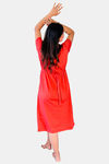 Sweetmoon Maternity Gown - Red — thumbnail 2