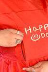 Sweetmoon Maternity Gown - Red — thumbnail 5