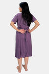Sweetmoon Maternity Gown - Purple — thumbnail 2