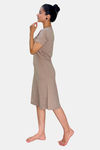 Sweetmoon Long T Shirt Nightdress - Brown — thumbnail 3