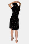 Sweetmoon Long T Shirt Nightdress - Black — thumbnail 2