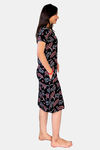 Sweetmoon Long T Shirt Nightdress - Black — thumbnail 3
