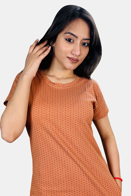 Sweetmoon Long T Shirt Nightdress - Pink — image 5