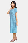 Sweetmoon Long T Shirt Nightdress - Blue — thumbnail 3