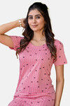 Sweetmoon Long T Shirt Nightdress - Pink — thumbnail 5