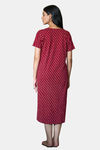 Sweetmoon Long T Shirt Nightdress - Red — thumbnail 2