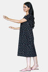 Sweetmoon Long T Shirt Nightdress - Black — thumbnail 3