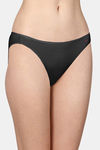 AshleyandAlvis Medium Rise Full Coverage Anti Bacterial Bikini Panty - Ebony Black — thumbnail 2