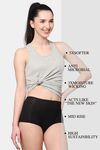 AshleyandAlvis Medium Rise Full Coverage Anti Bacterial Boysleg - Ebony Black — thumbnail 5