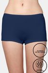 AshleyandAlvis Medium Rise Full Coverage Anti Bacterial Boyshort - Cerulean Blue — thumbnail 1