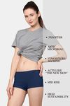 AshleyandAlvis Medium Rise Full Coverage Anti Bacterial Boyshort - Cerulean Blue — thumbnail 5