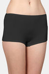 AshleyandAlvis Medium Rise Full Coverage Anti Bacterial Boyshort - Ebony Black — thumbnail 2