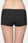 AshleyandAlvis Medium Rise Full Coverage Anti Bacterial Boyshort - Ebony Black — thumbnail 4