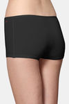 AshleyandAlvis Medium Rise Full Coverage Anti Bacterial Boyshort - Ebony Black — thumbnail 6