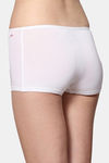 AshleyandAlvis Medium Rise Full Coverage Anti Bacterial Boyshort - Snowy White — thumbnail 6