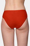 AshleyandAlvis Medium Rise Full Coverage Anti Bacterial Hipster Panty - Scarlet Red — thumbnail 4