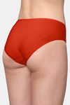 AshleyandAlvis Medium Rise Full Coverage Anti Bacterial Hipster Panty - Scarlet Red — thumbnail 6