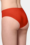 AshleyandAlvis Medium Rise Full Coverage Anti Bacterial Hipster Panty - Scarlet Red — thumbnail 7