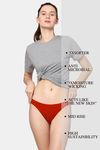 AshleyandAlvis Medium Rise Full Coverage Anti Bacterial Bikini Panty (Pack of 3) - Multicolor — thumbnail 5