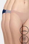AshleyandAlvis Medium Rise Full Coverage Anti Bacterial Bikini Panty (Pack of 3) - Multicolor — thumbnail 1