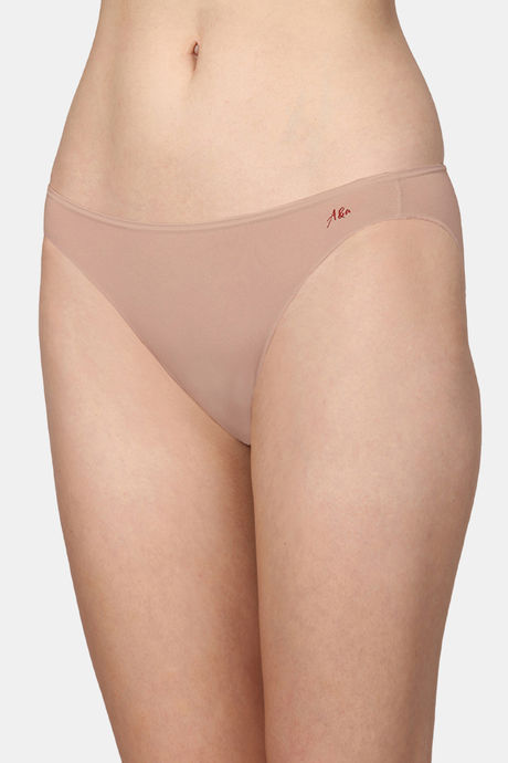 AshleyandAlvis Medium Rise Full Coverage Anti Bacterial Bikini Panty (Pack of 3) - Multicolor — image 4