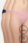 AshleyandAlvis Medium Rise Full Coverage Anti Bacterial Bikini Panty (Pack of 3) - Multicolor — thumbnail 1