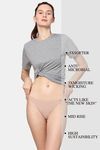 AshleyandAlvis Medium Rise Full Coverage Anti Bacterial Bikini Panty (Pack of 3) - Multicolor — thumbnail 5