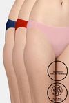 AshleyandAlvis Medium Rise Full Coverage Anti Bacterial Bikini Panty (Pack of 3) - Multicolor — thumbnail 1