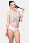 AshleyandAlvis Anti Microbial Medium Rise Full Coverage Hipster Panty (Pack of 2) - Black White — thumbnail 15