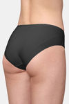 AshleyandAlvis Anti Microbial Medium Rise Full Coverage Hipster Panty (Pack of 2) - Black White — thumbnail 7
