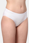 AshleyandAlvis Anti Microbial Medium Rise Full Coverage Hipster Panty (Pack of 2) - White Grey — thumbnail 10
