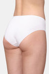 AshleyandAlvis Anti Microbial Medium Rise Full Coverage Hipster Panty (Pack of 2) - White Grey — thumbnail 13