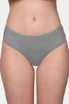 AshleyandAlvis Anti Microbial Medium Rise Full Coverage Hipster Panty (Pack of 2) - White Grey — thumbnail 2