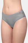 AshleyandAlvis Anti Microbial Medium Rise Full Coverage Hipster Panty (Pack of 2) - White Grey — thumbnail 4