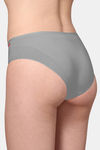 AshleyandAlvis Anti Microbial Medium Rise Full Coverage Hipster Panty (Pack of 2) - White Grey — thumbnail 8