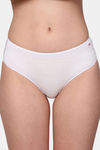 AshleyandAlvis Anti Microbial Medium Rise Full Coverage Hipster Panty (Pack of 2) - White Grey — thumbnail 9