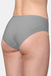 AshleyandAlvis Anti Microbial Medium Rise Full Coverage Hipster Panty (Pack of 2) - Grey Blue — thumbnail 7