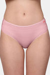 AshleyandAlvis Anti Microbial Medium Rise Full Coverage Hipster Panty (Pack of 2) - Pink Nude — thumbnail 9