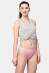 AshleyandAlvis Anti Microbial Medium Rise Full Coverage Hipster Panty (Pack of 2) - Pink Blue — thumbnail 15