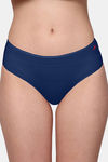AshleyandAlvis Anti Microbial Medium Rise Full Coverage Hipster Panty (Pack of 2) - Pink Blue — thumbnail 2