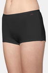 AshleyandAlvis Medium Rise Full Coverage Anti Bacterial Boyshort (Pack of 2) - Ebony Black Aveia Nude — thumbnail 10