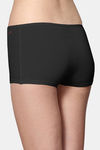 AshleyandAlvis Medium Rise Full Coverage Anti Bacterial Boyshort (Pack of 2) - Ebony Black Aveia Nude — thumbnail 12