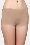 AshleyandAlvis Medium Rise Full Coverage Anti Bacterial Boyshort (Pack of 2) - Ebony Black Aveia Nude — thumbnail 3