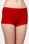 AshleyandAlvis Medium Rise Full Coverage Anti Bacterial Boyshort (Pack of 2) - Snowy White Scarlet Red — thumbnail 3
