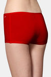 AshleyandAlvis Medium Rise Full Coverage Anti Bacterial Boyshort (Pack of 2) - Snowy White Scarlet Red — thumbnail 7
